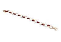 Bracelet Labrioro Femme in Argent 4028/R ROSSO - 4028/R ROSSO